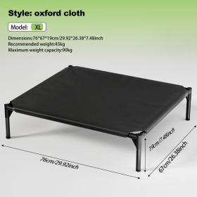 The Bi-material Pet Bed Is Of Your Choice,The Detachable Design Of The Oxford Cloth And Breathable Mesh Pet Bed Combines The Characteristics Of B (Option: NJB  XL)