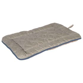 DGS Pet Products Chenille Pet Sleeper Cushion Extra Extra Large Blue/Grey 30" x 48" x 1" (Color: Grey/Blue, size: medium)